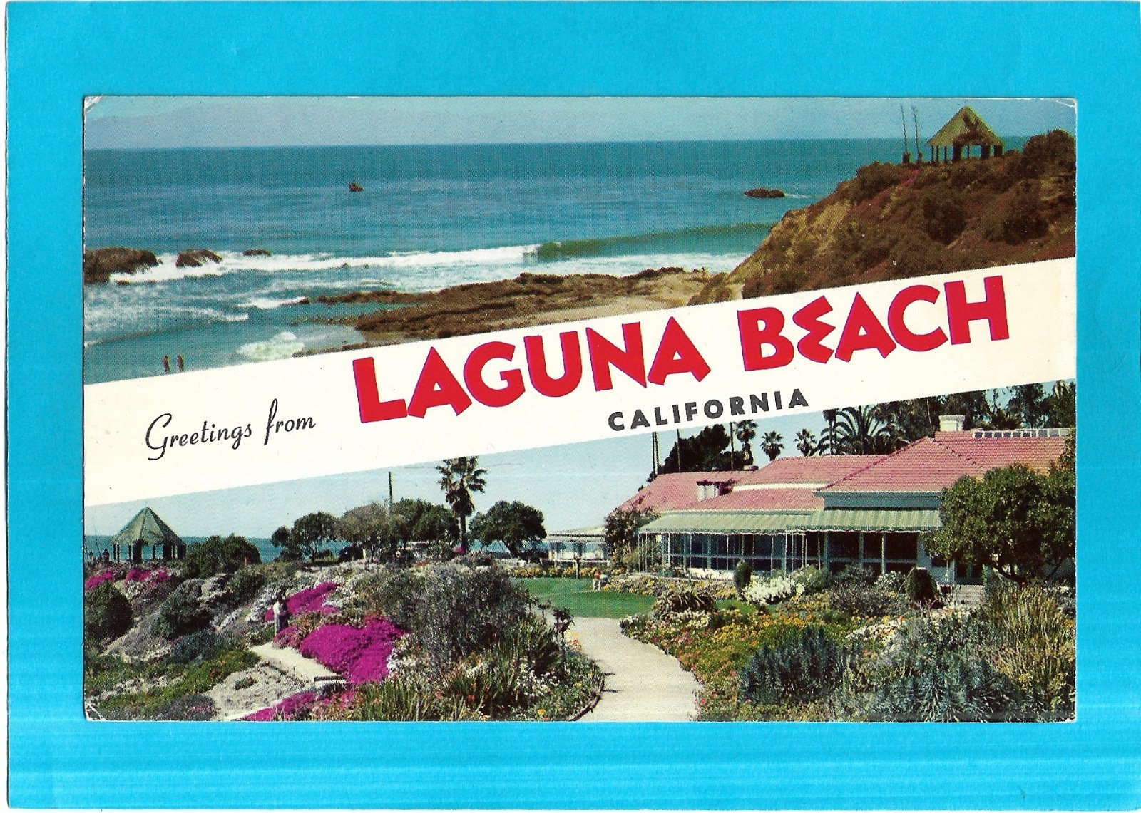 Postcard-Greetings from Laguna Beach, California | eBay