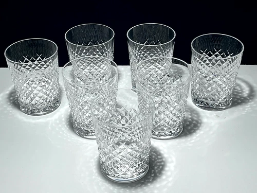 1 VINTAGE WATERFORD CRYSTAL ALANA DOUBLE OLD FASHIONED 12 oz. TUMBLER GLASS