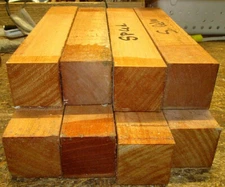 EIGHT BEAUTIFUL SPANISH CEDAR TURNING BLANKS WOOD LUMBER LATHE CARVE 2 X 2 X 12"