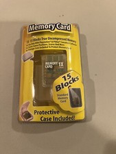 2001 Intec Play Station Ps One Memory Cards 1X15 Blocks Brand NEW