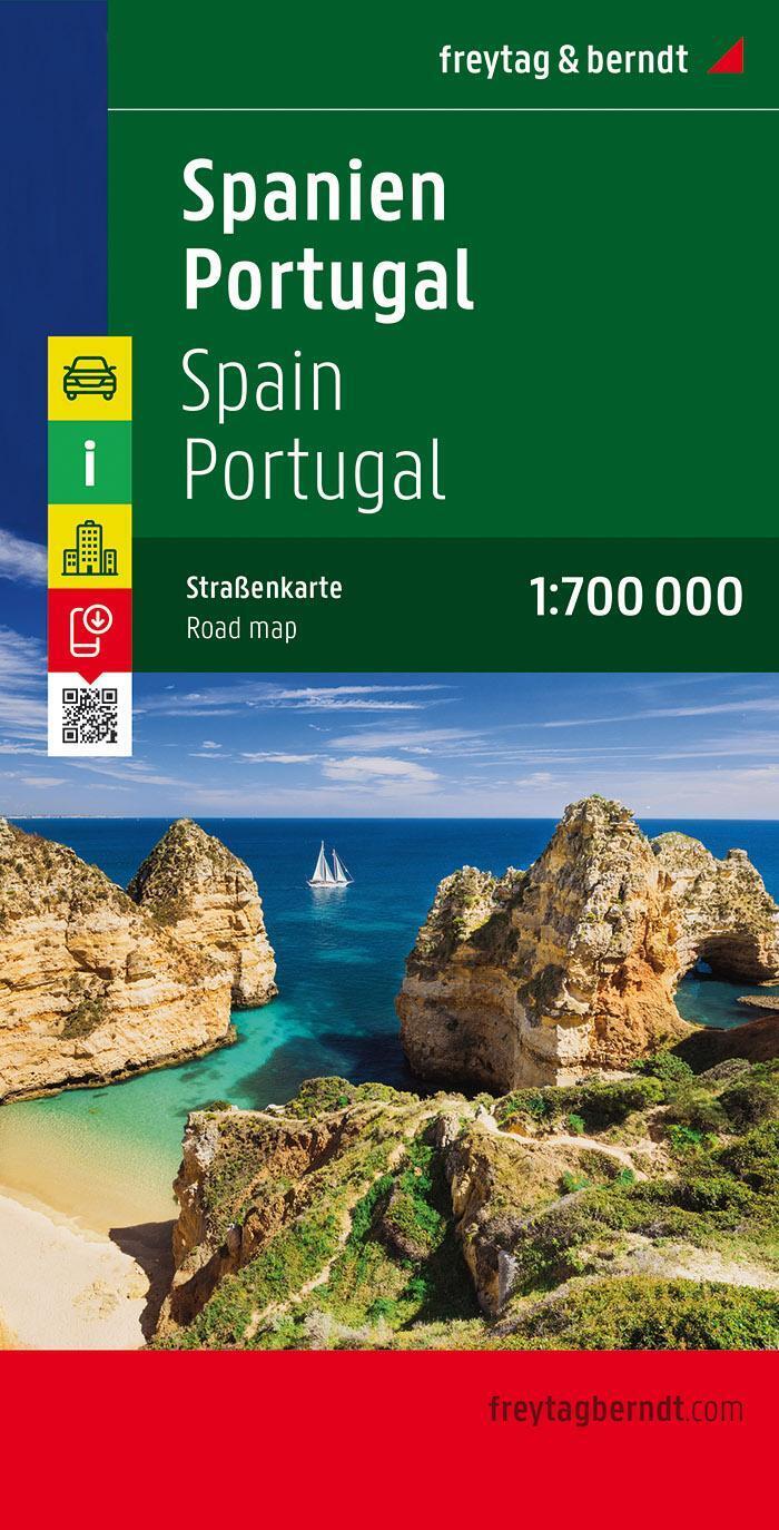 Thumbnail - Spanien / Portugal 1 : 700 000 | Freytag & Berndt | (land-)karte |