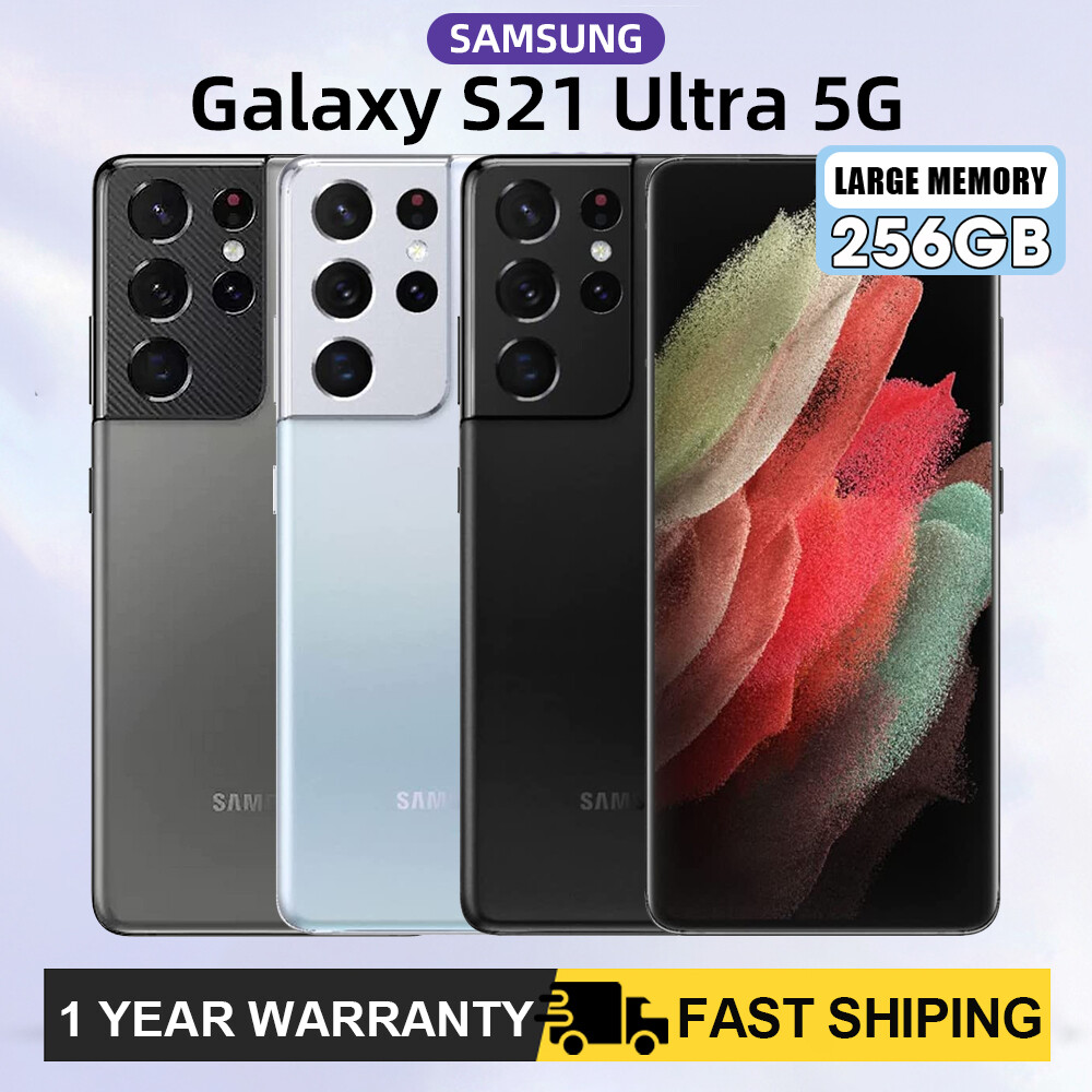 🤝 Samsung Galaxy S21 Ultra 5G SM-G998U 258GB Fully Unlocked AT&T  