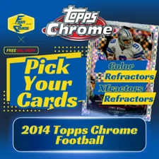 2014 Topps Chrome NFL Refractor Xfractor Rookie SP Complete Your Set Pick PYC