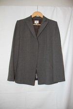 Armani Collezioni Grey Wool Jacket Size Uk12 It46 Bnwot