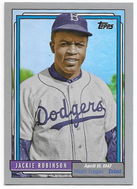 2022 Topps Archives Draft Pick Silver Foil Jackie Robinson #46/50 (374) Dodgers