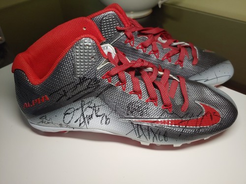 Nike Alpha Football Cleats W/ Player Signatures From super Bowl LV - Picture 3 of 7