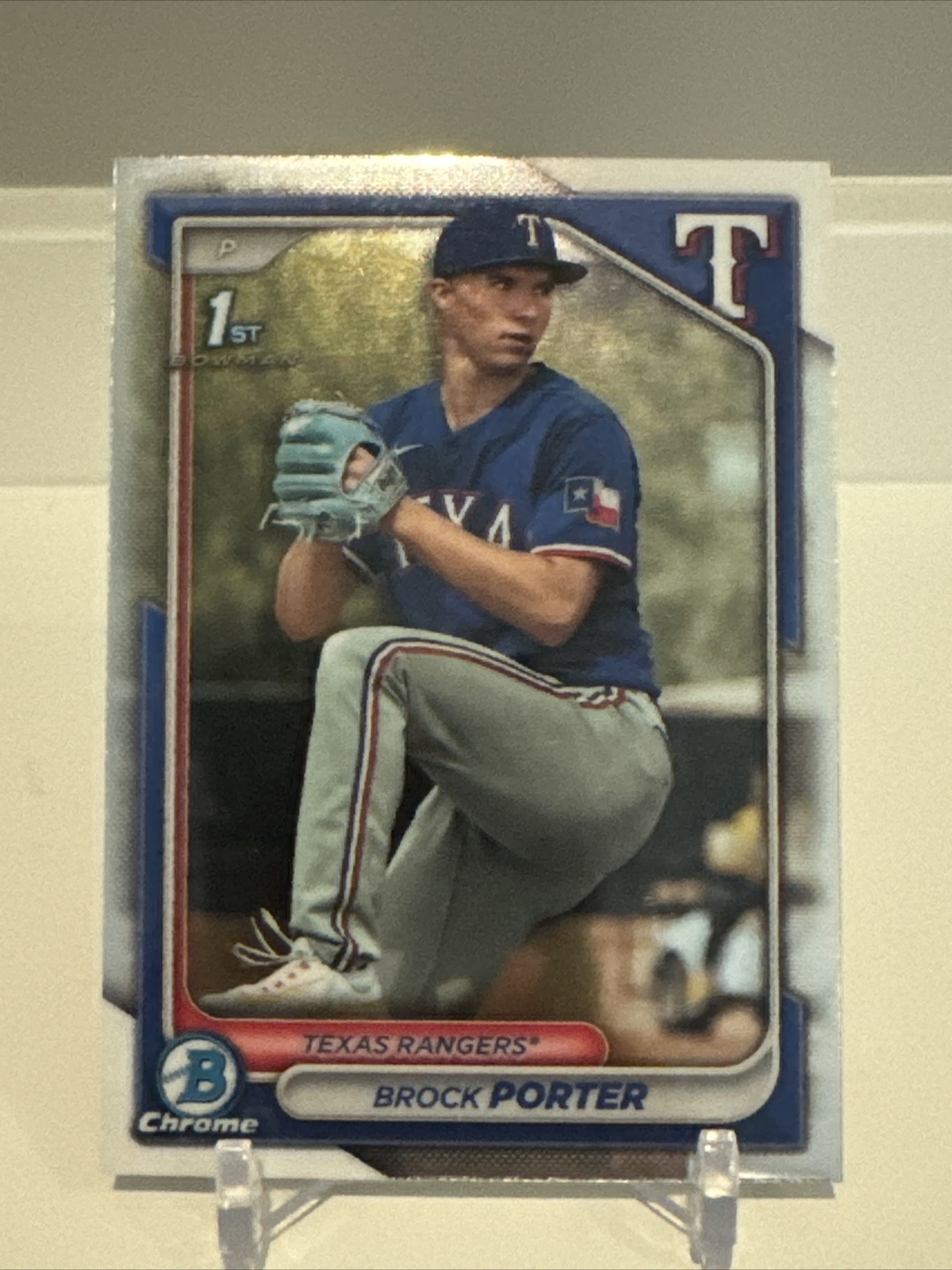 2024 Bowman Chrome #BCP-36 Brock Porter Rookie Card 1st Bowman Texas Rangers