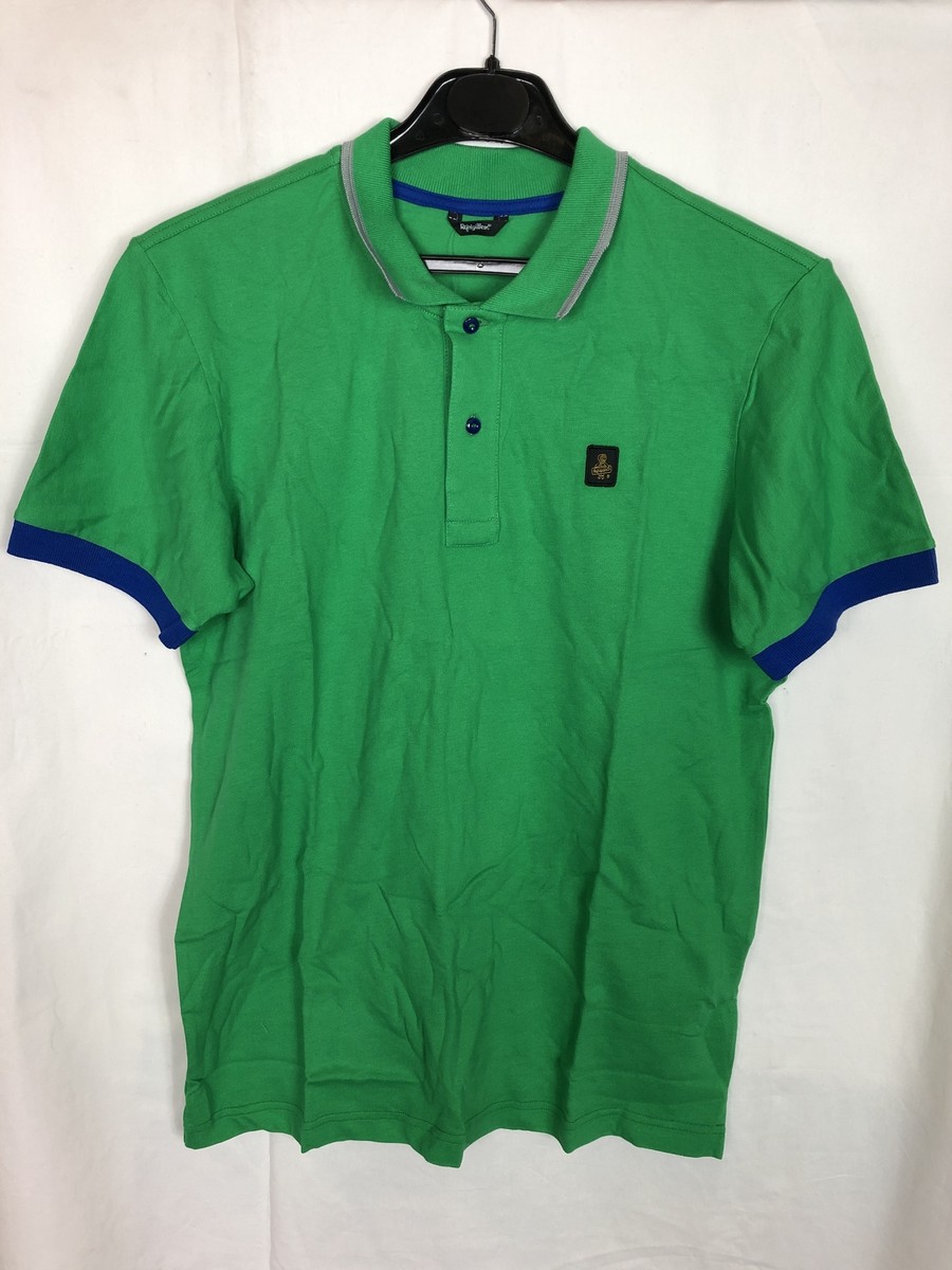 RefrigiWear Men's Ray Polo Shirt T_Shirt, Green (Mint Leaf), XL