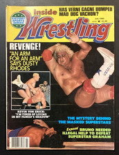 Inside Wrestling JULY 1980 Dusty Rhodes Bruno Kevin Von Erich Masked Superstars