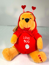 Disney Winnie The Pooh Mini Bean Bag Plush Firefly Love Bug Valentine W/Tags