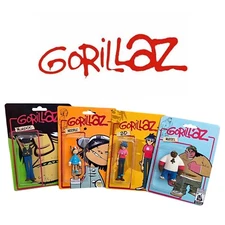 GORILAZ Custom Figures Full Set of 4* RUSSEL + 2D + MURDOC + NOODLE +Fr Ship USA