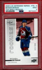 2020-21 UPPER DECK EXTENDED BOWEN BYRAM TOP SHELF ROOKIE /500 PSA 9 MINT RC