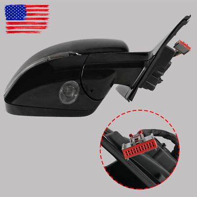 For RANGE ROVER SPORT 2014-2019 BLACK RIGHT PASSENGER MIRROR BLIND SPOT