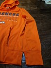 NFL Team Apparel Denver Broncos Hoodie Mens Large Orange Football  — photo 3