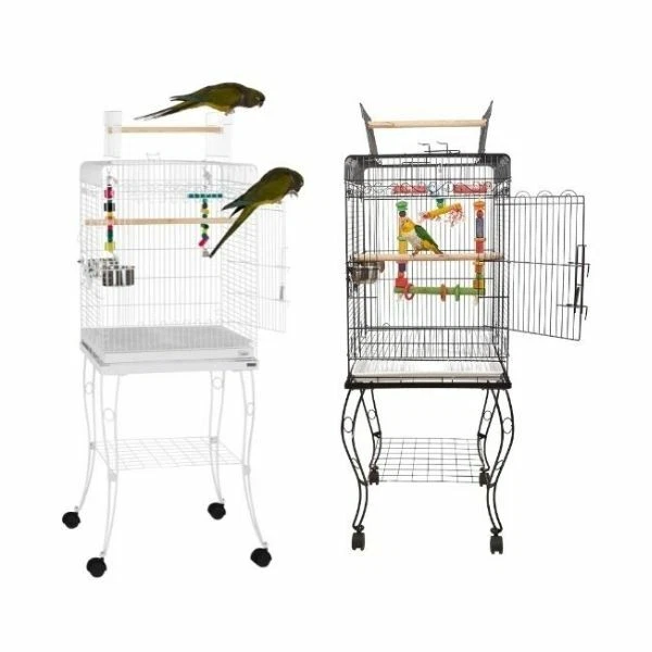 Liberta Bird Cage Gama Small Parrot Cockatiel Conure Cages with Tray 53x52x134cm