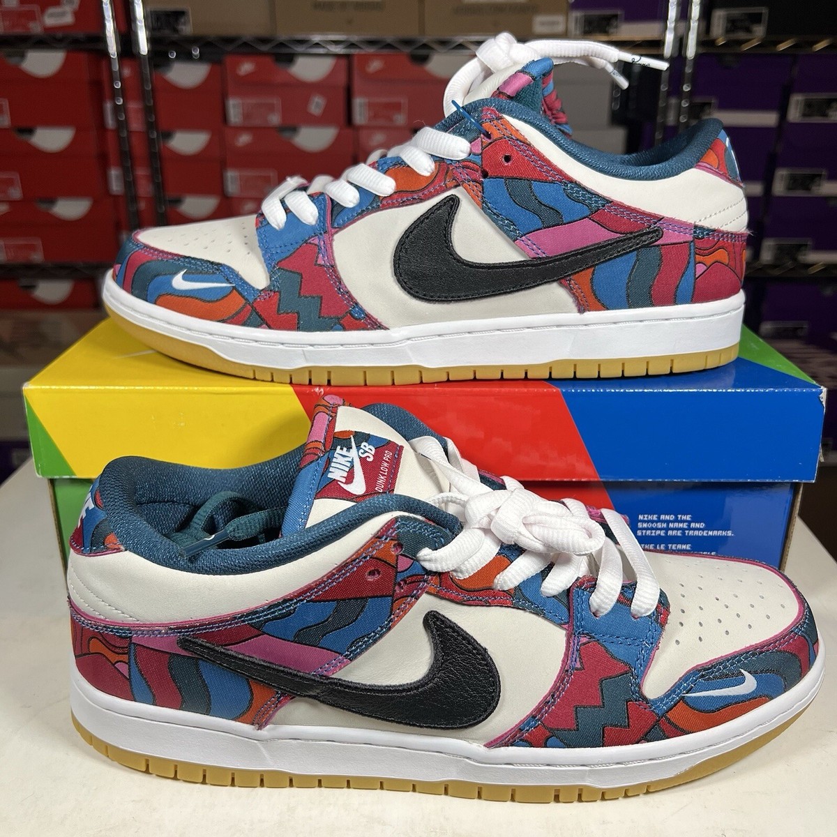 スニーカー PIET PARRA x NIKE SB DUNK LOW PRO ABSTRACT ART DH7695-600 Piet Parra x Nike SB Dunk Low “Abstract Art” Arrives July