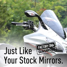 -OE replace black LED mirror fits Aprilia SRV 850 4T 8V E3 '12 RIGHT x1
