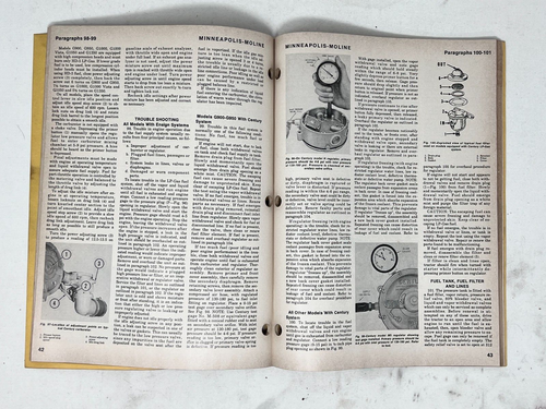 I&T Shop Tractor Manual #MM-19 Minneapolis-Moline Series G-VI, G-705, G-708 - Picture 4 of 7