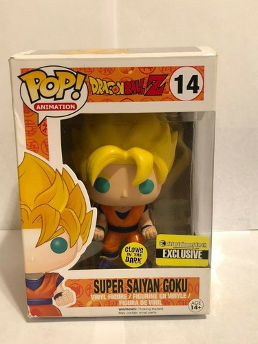 Funko Pop! Dragon Ball Z #14 Super Siyan Goku Vinyl Figure GITD Exclusive Funko Pop! Dragon Ball Z #14 Super Siyan Goku Vinyl Figure GITD Exclusive | Funko Pop | 2 Funko Pop! Dragon Ball Z #14 Super Siyan Goku Vinyl Figure GITD Exclusive | Funko Pop