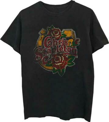 Chris Stapleton Hufeisen Form Rosen Country Blaugrass Rockmusik T-Shirt 10260009