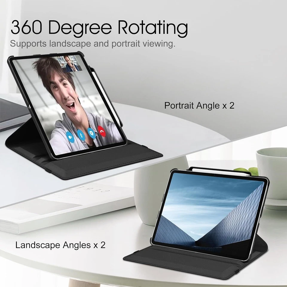 Rotating Case for iPad Pro 13-inch (M4) 2024 360 Degree Protective Stand Cover - Image 4 of 4