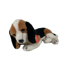 Vtg Sample Chrisha Playful Plush 16 Sad Beagle Dog 94723 W/Tags READ