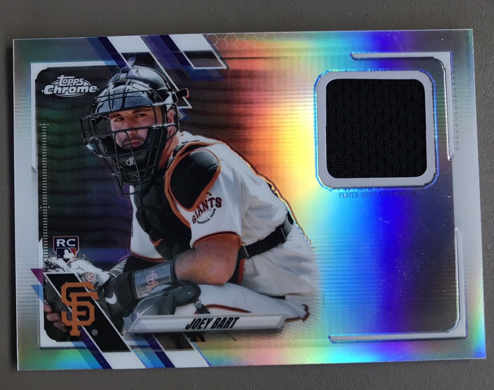 2021 Topps Chrome ROOKIE Joey Bart SP RC Patch Relic GIANTS | eBay