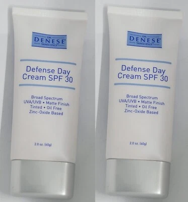 DR. DENESE 2 x DR Denese SkinScience Defense Day Cream SPF 30, 2 Fl oZ, New BBY 5/24