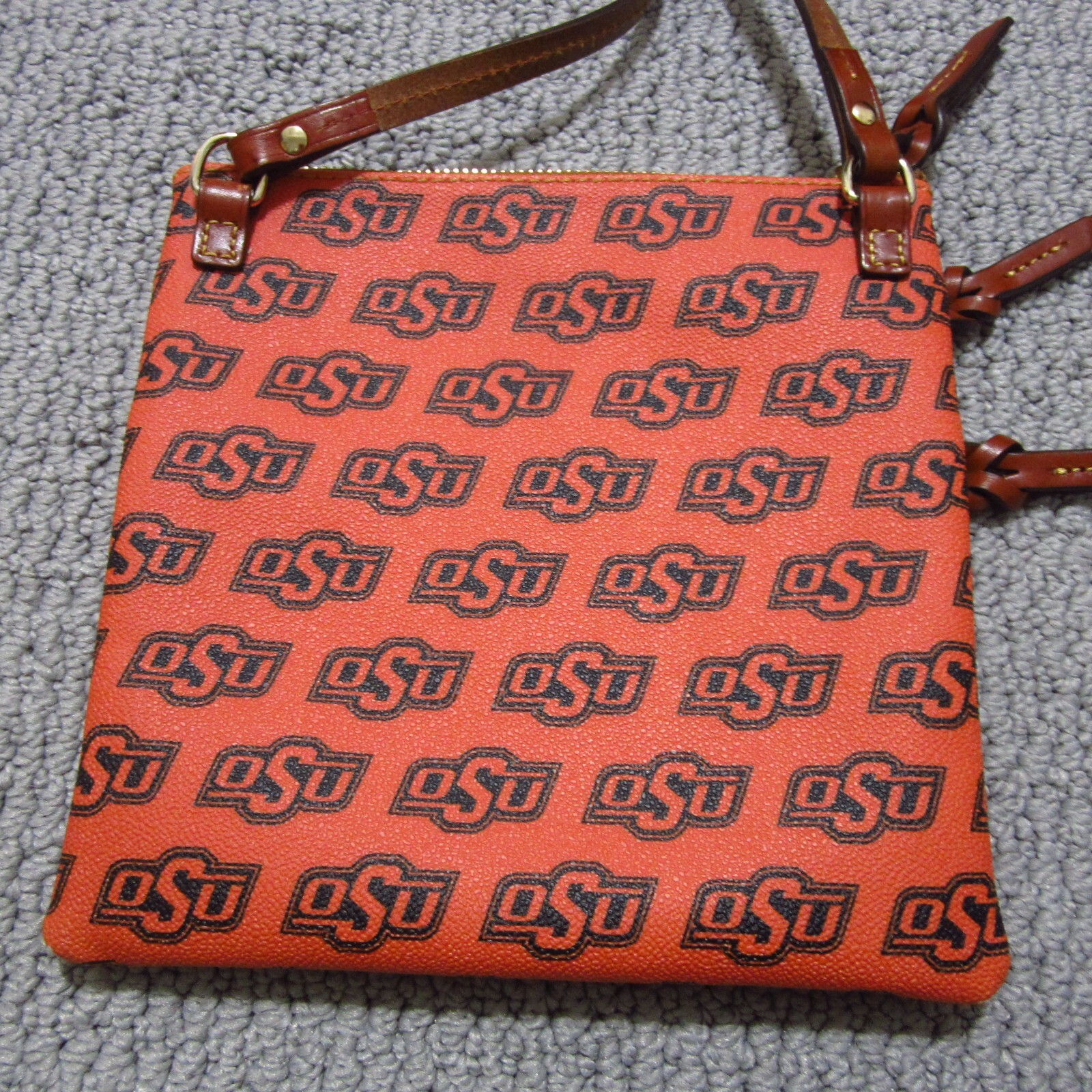 Dooney & Bourke Oklahoma State OSU Crossbody Handbag Purse NCAA Orange