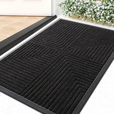 Front Door Mat, Heavy Duty Outdoor Indoor Mat, Non-Slip Doormat for Home Entranc
