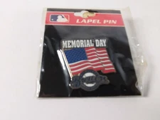 Milwaukee Brewers Hat Lapel Pin MLB Memorial Day American Flag