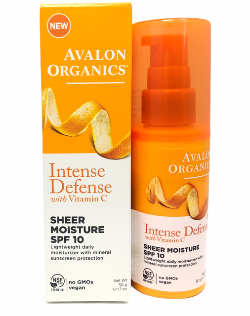 avalon organics intense defense moisturizer