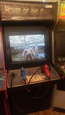 The House of the Dead 1 Sega arcade COINOP game with CRT Zombie Shooter**WORKS**