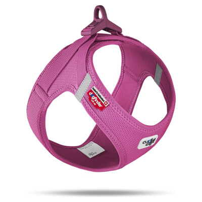 Curli Clasp Vest Geschirr Air-Mesh Fuchsia 2022 für Hunde - Leicht & Komfortabel