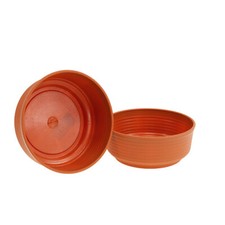Z-Schale Plastik Terrakotta Pflanzgefäß Ø16cm 10 Stk - Blumentopf für