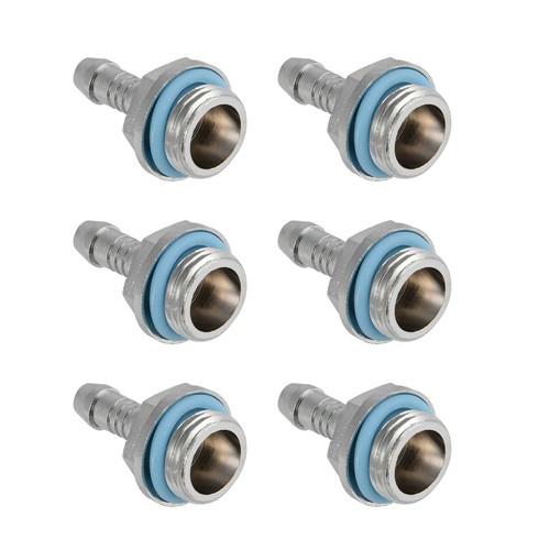 6 Pack Barb Fittings Connector Replacement Parts For PC Water Tank Cooling - Afbeelding 6 van 8
