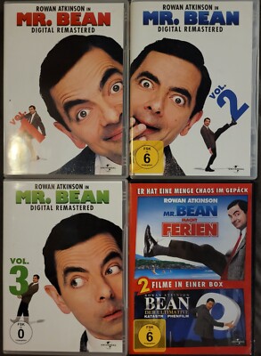 Mr. Bean Collection: Die Serie Teil 1-3+2 Spielfilme+Cartoon Serie Staffel 1