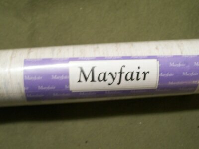  WALL PAPER ROLL NEW SEALED VINYL PRE-PASTED MAYFAIR WALLCOVERING 20'' X 11YD 55S
