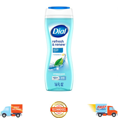 Dial Body Wash, Refresh & Renew Spring Water Scent, 16 fl oz - Free Shipping