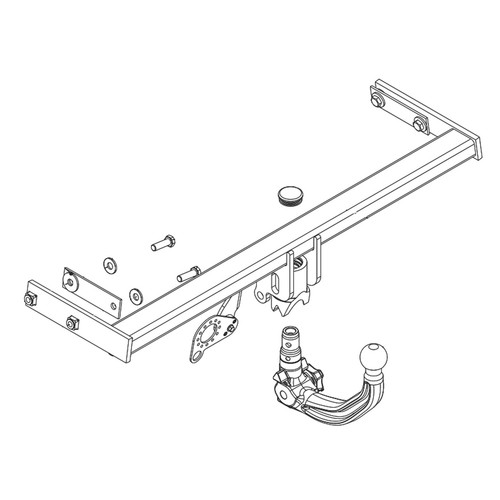 Oris Towbar for Volvo V40 Hatchback / Hatch 20122019 Detachable Tow