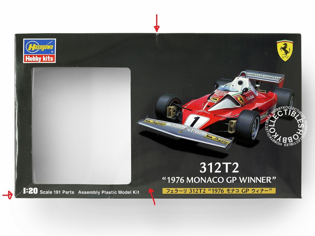 ハセガワ 1:20 フェラーリ 312T2 \"1976 モナコGP ウィナー\" フェラーリ312T2 1976 モナコGP ウィナー (プラモデル) - ホビー