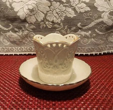 Porcelain Lenox Bowl and Tealight Holder