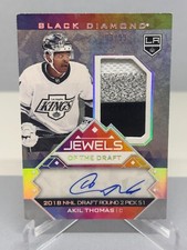 24-25 Akil Thomas Jewels Of The Draft SP/99 Rookie Patch Auto los Anges Kings