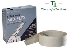 Strait-Flex Mid Flex 300 3" X 100' Drywall Tape (Single roll or bulk pack)