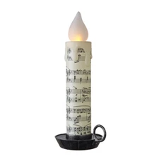 22.5" SHEET MUSIC BATTERY OPERATED CANDLE CHRISTMAS RAZ NEW 4116246