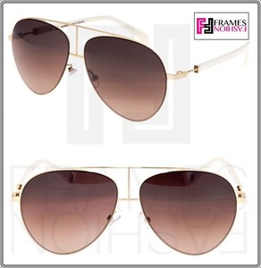 brown gradient aviator sunglasses