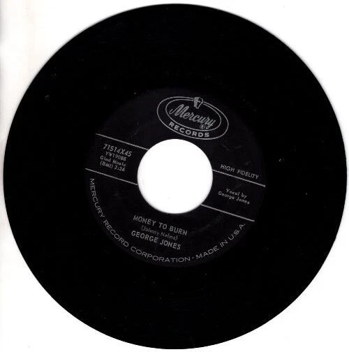 George Jones – Into My Arms Again / Who Shot Sam 7" 45 Foto 2 de 4