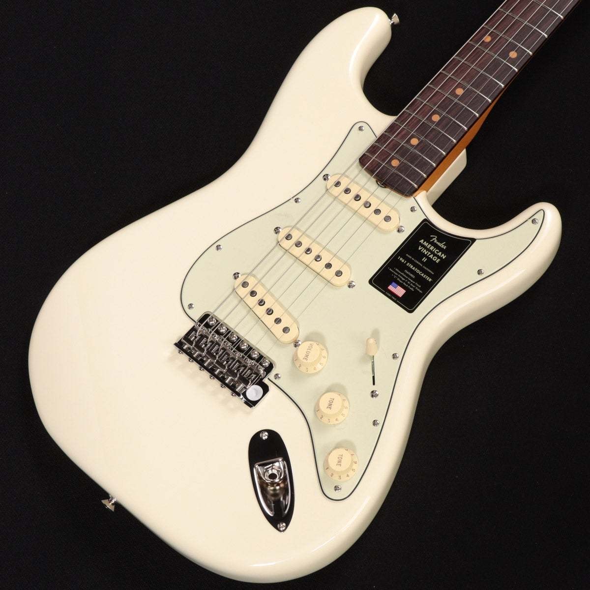 Fender American Vintage II 1961 Stratocaster Olympic White S N