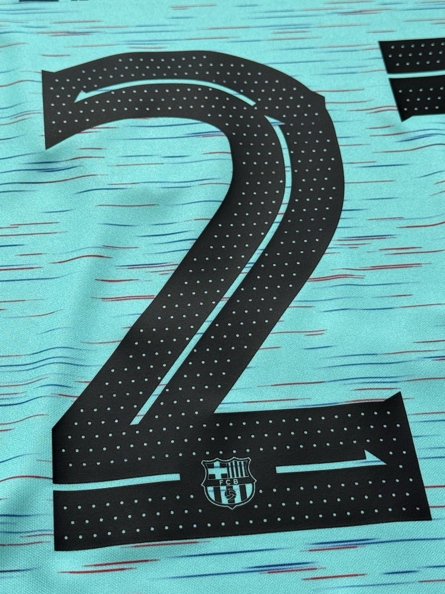 Maillot Du FC Barcelona 3ème équipement, Joueur Lamine Yamal - Tailles L Et 2XL, Neuf Avec étiquette, Polyester