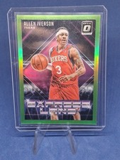 2018-19 Panini Donruss Optic - Express Lane Allen Iverson #12 Lime Green...